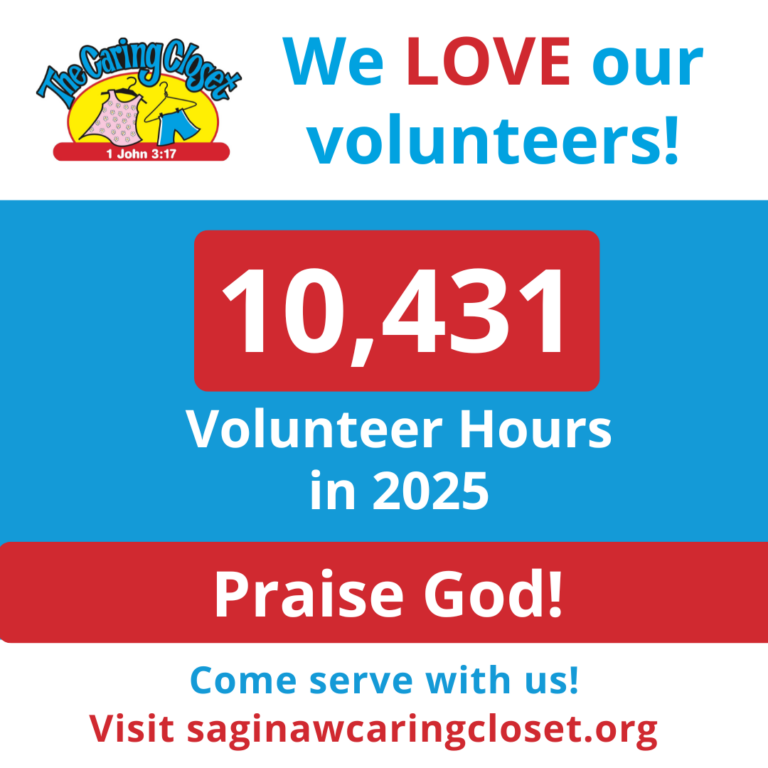 caring closet saginaw volunteer